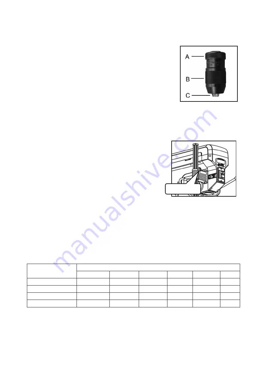 TOOL FRANCE TFD-32TE Operator'S Manual Download Page 14