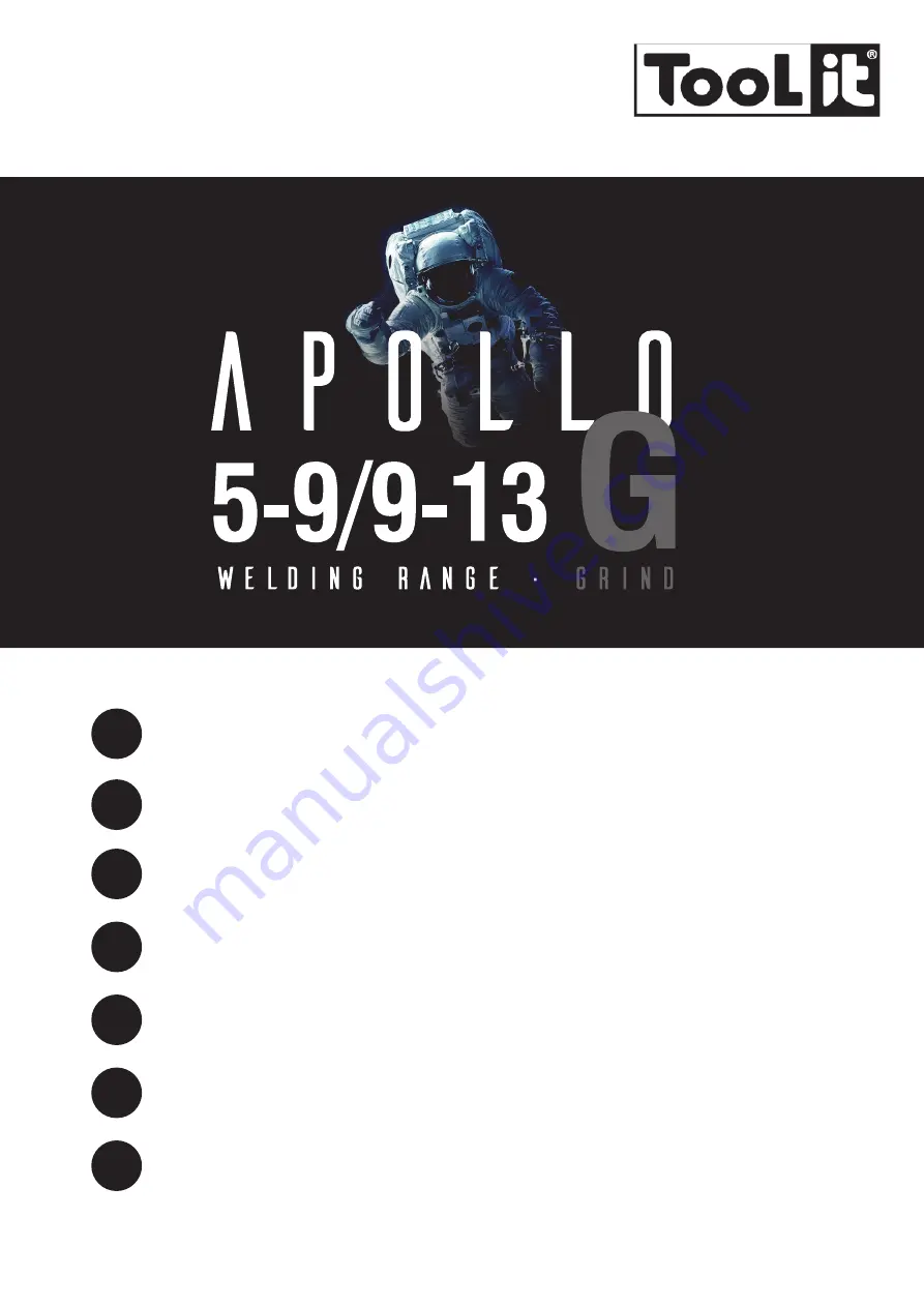 Tool it APOLLO 5-9/9-13 G Manual Download Page 1