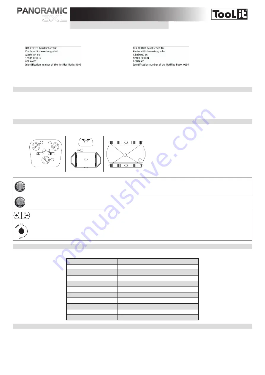 Tool it PANORAMIC 3XL Manual Download Page 11