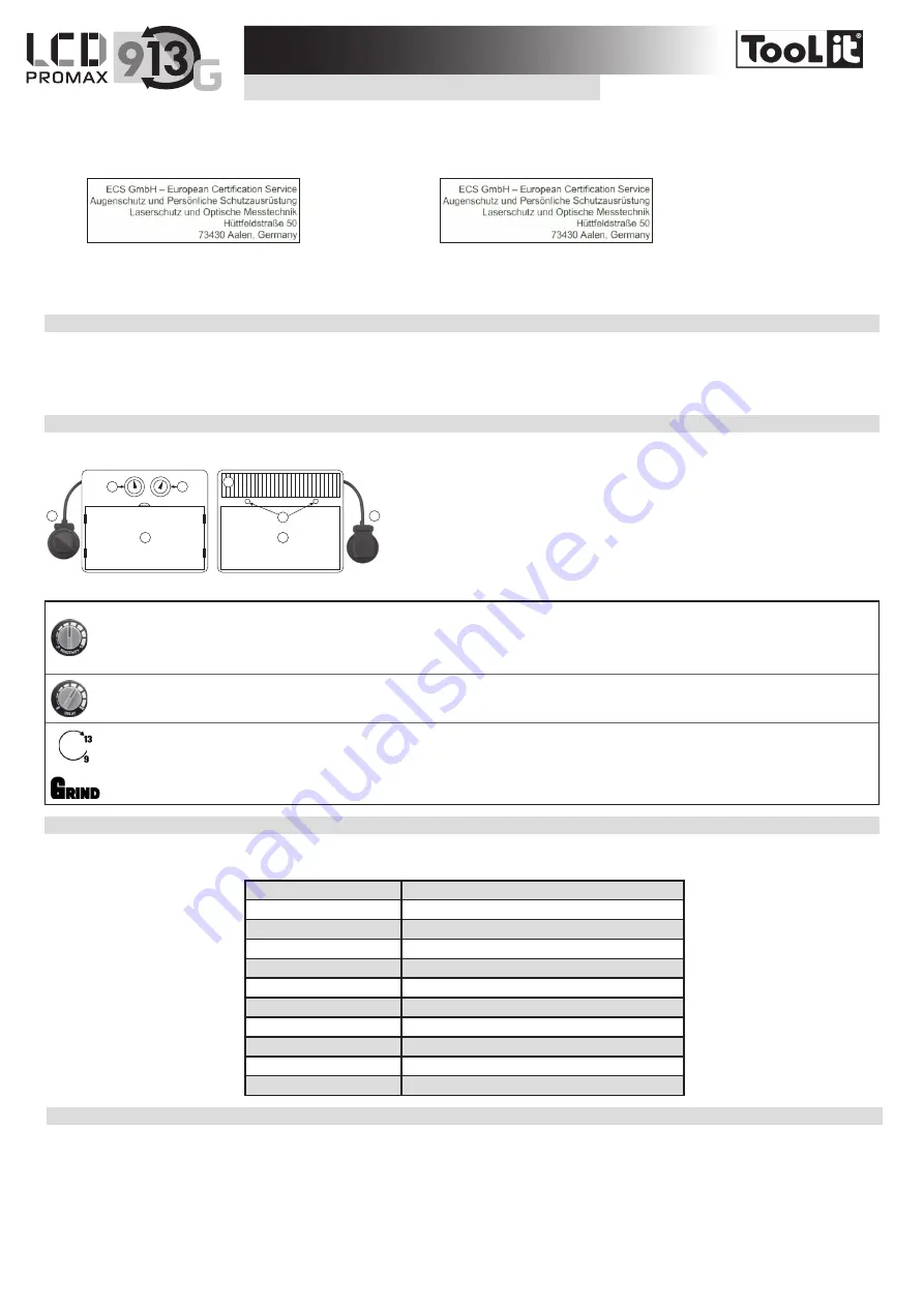 Tool it PROMAX LCD 9.13G Manual Download Page 8