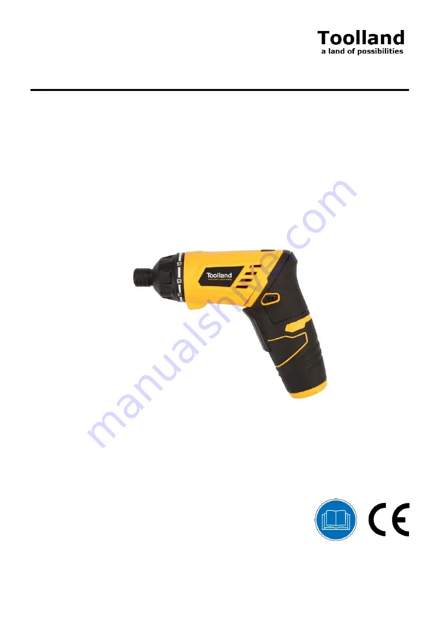 Toolland TM82000 User Manual Download Page 1