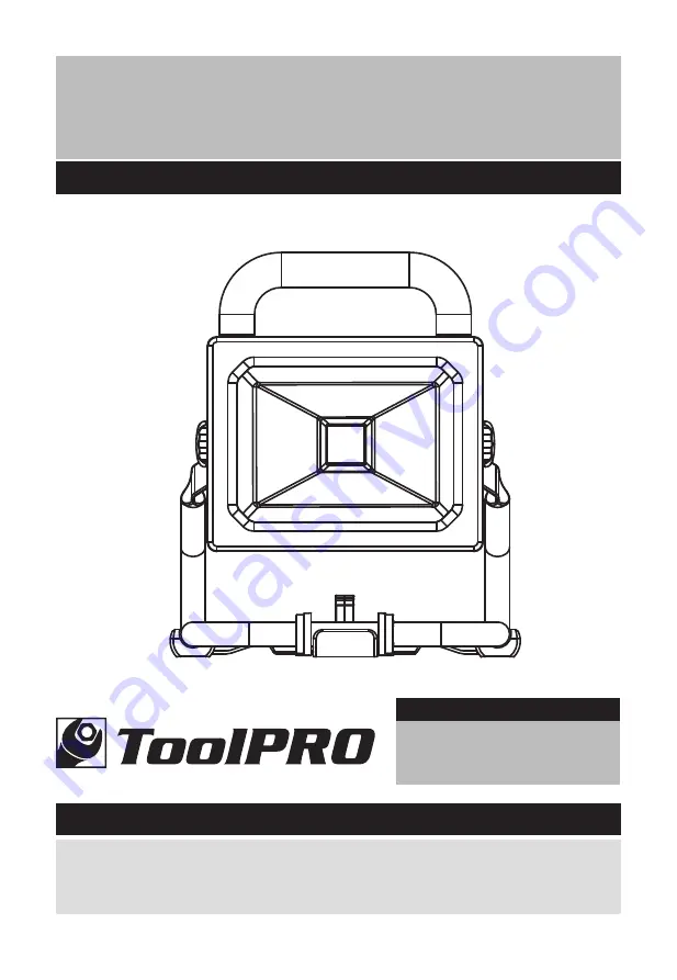 ToolPRO CLP18LD.9 Instruction Manual Download Page 1