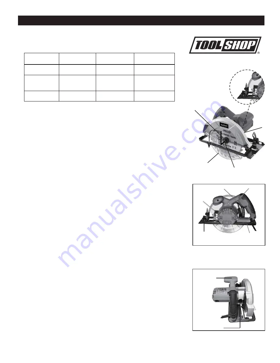 Toolshop 241-9869 Owner'S Manual Download Page 6