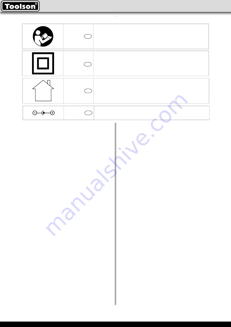 Toolson 3909206958 Operating Manual Download Page 90