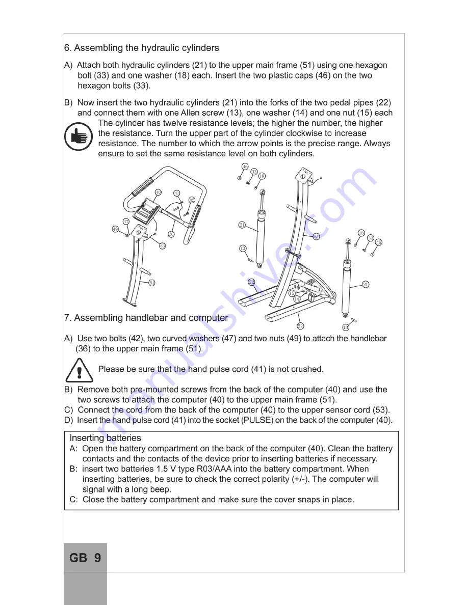 TOORX STEPPER FORCE Instruction Download Page 7