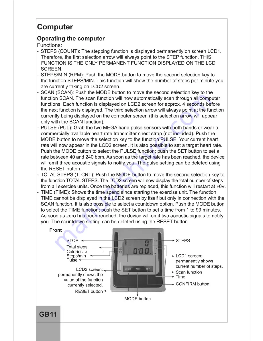 TOORX STEPPER FORCE Instruction Download Page 9