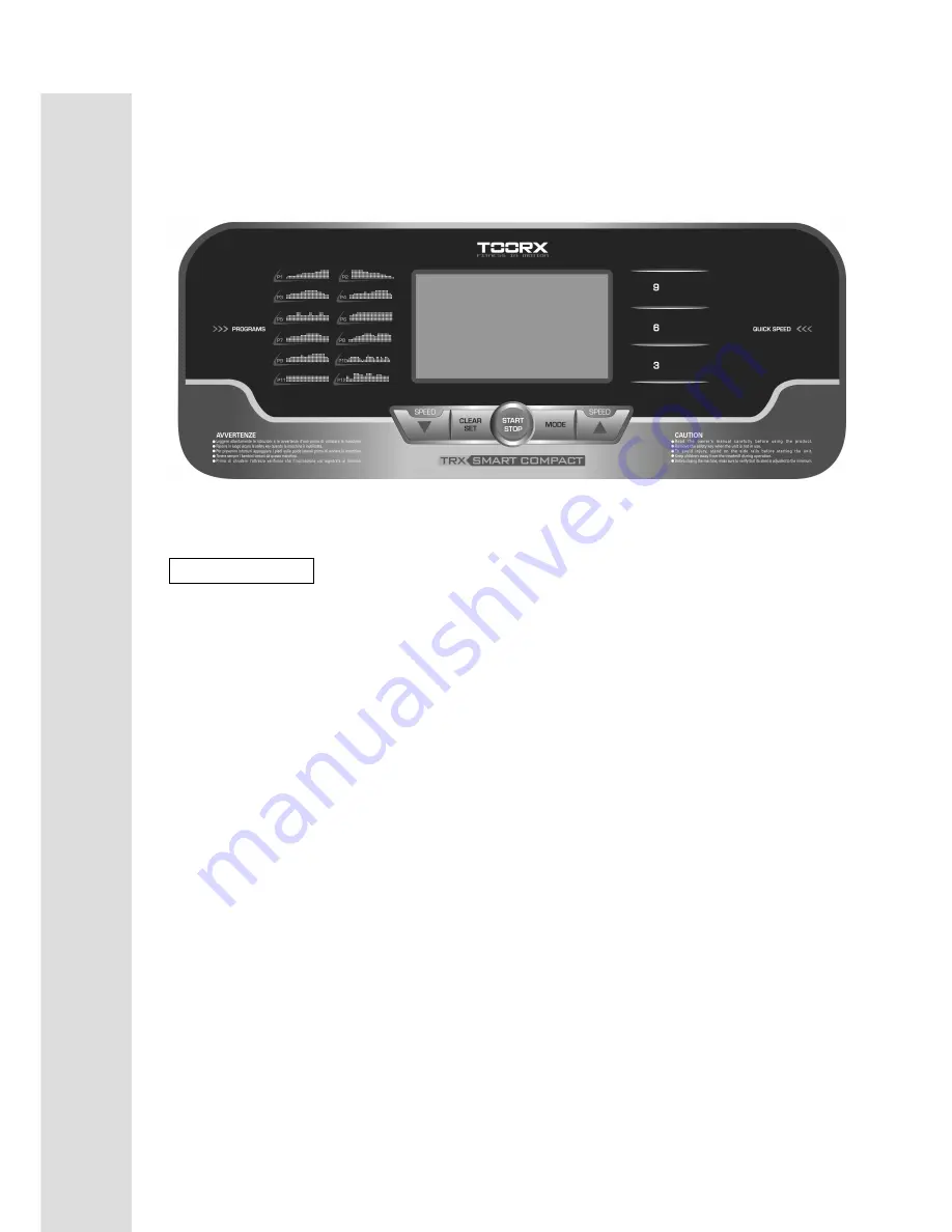 TOORX TRX SMART COMPACT Instruction Download Page 9