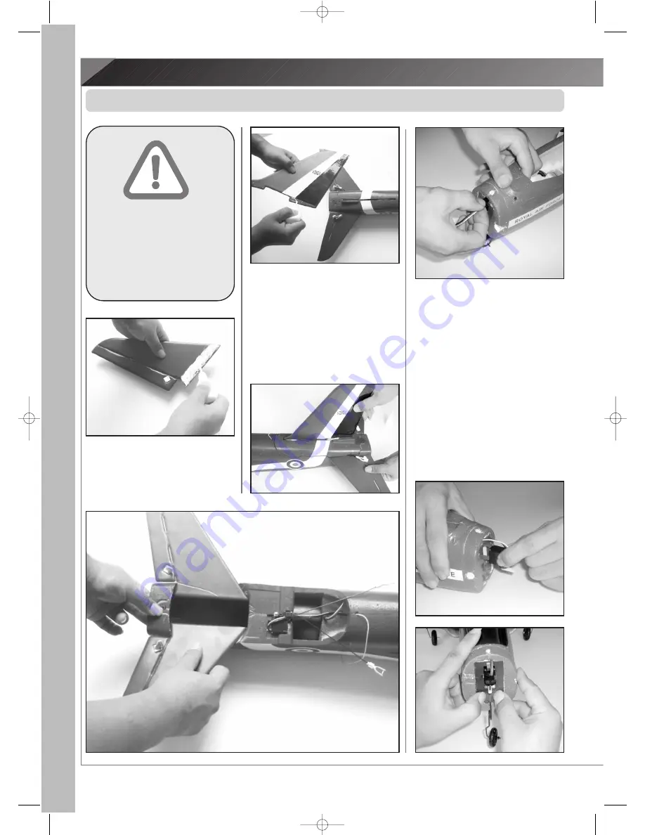 Top Gun Park Flite Bae Hawk Jet Instruction Manual Download Page 6