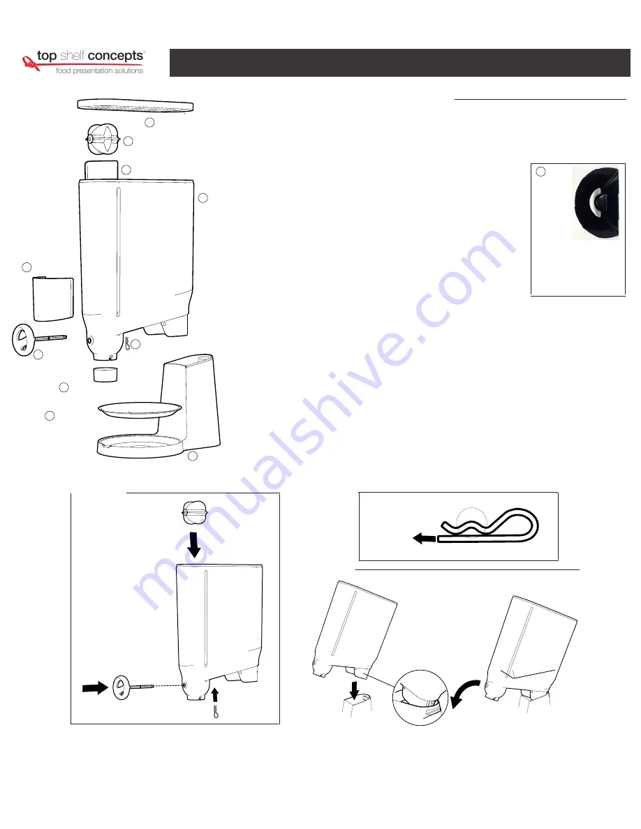 top shelf concepts EZ-SERV DS108 Quick Start Manual Download Page 1