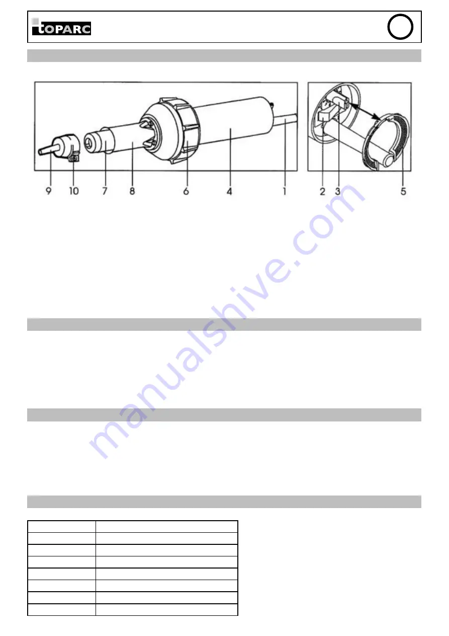 Toparc 057678 Скачать руководство пользователя страница 6