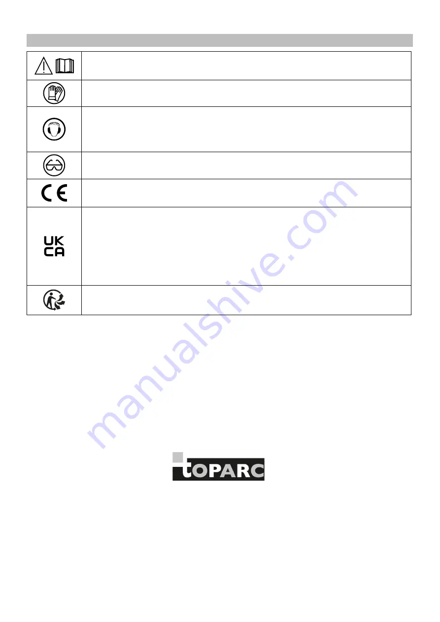 Toparc HR14 Translation Of The Original Instructions Download Page 30