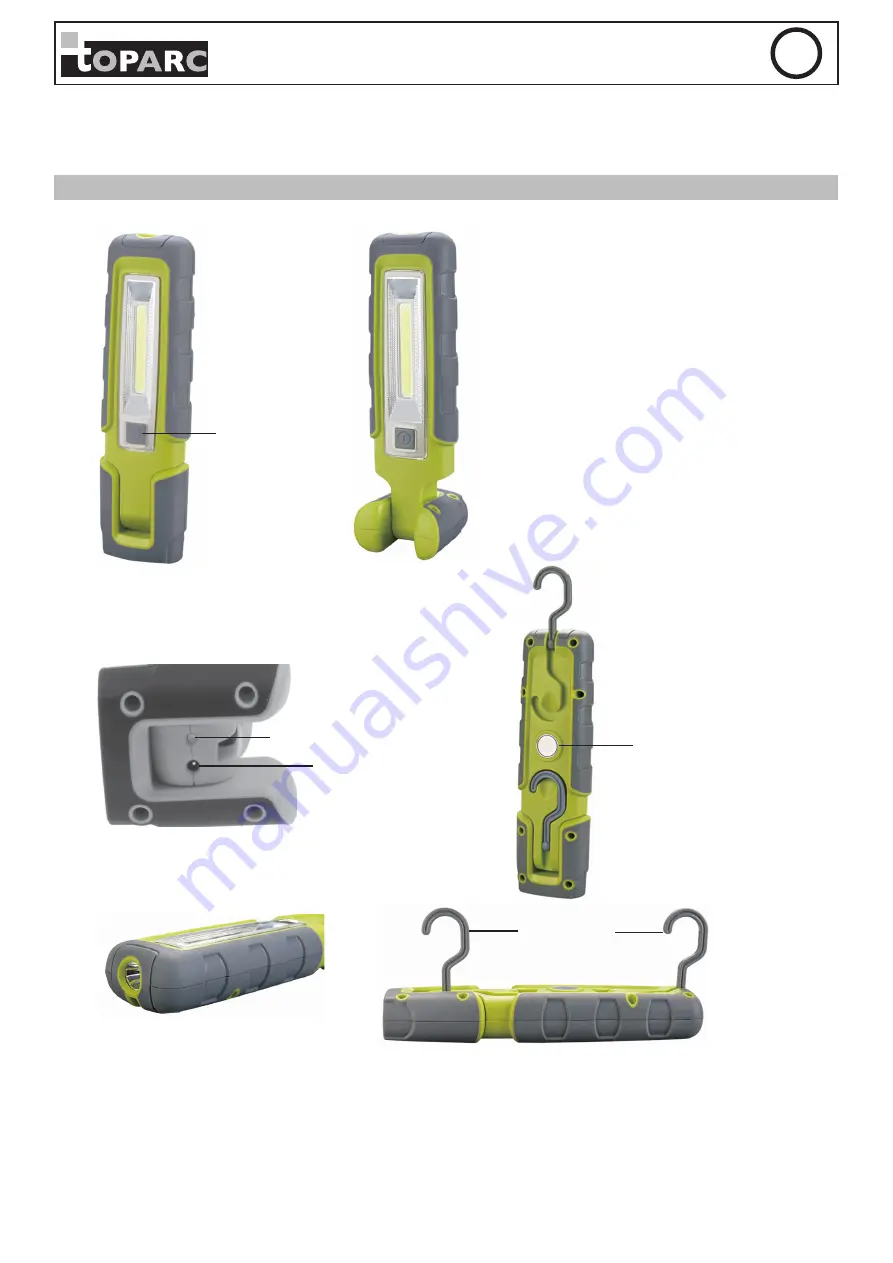 Toparc LED COB 4W Manual Download Page 8