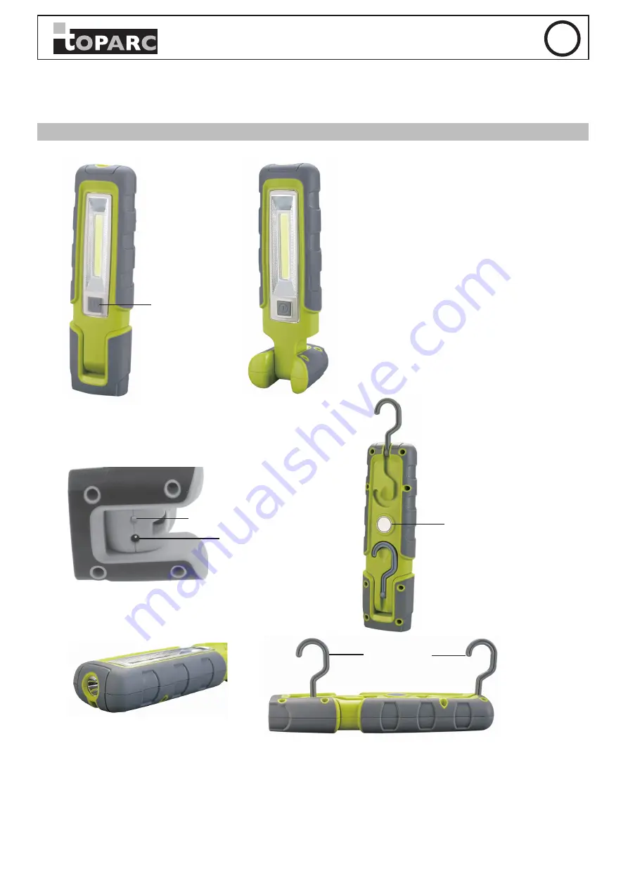 Toparc LED COB 4W Manual Download Page 11