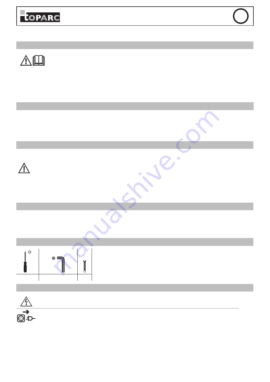 Toparc RC-PLASMA Manual Download Page 22