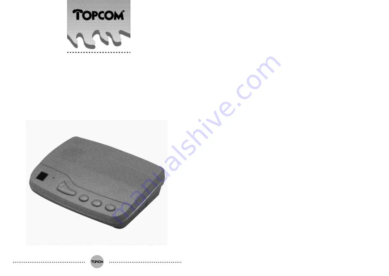 Topcom AGIA Operating Manual Download Page 1