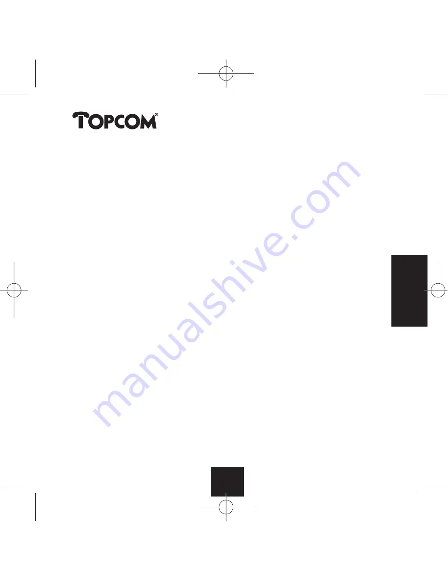 Topcom BABY VIEWER 2500 Operating Manual Download Page 37