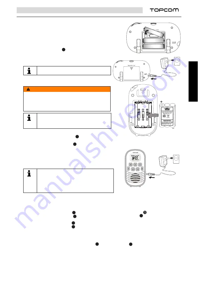 Topcom BABYTALKER 1020 User Manual Download Page 15