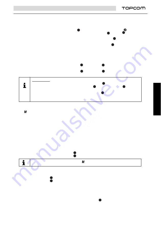 Topcom BABYTALKER 1020 User Manual Download Page 23