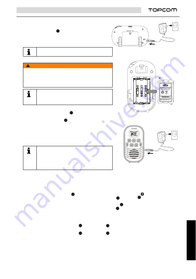 Topcom BABYTALKER 1020 Скачать руководство пользователя страница 43