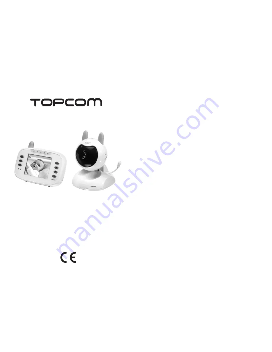 Topcom BABYVIEWER 4500 Скачать руководство пользователя страница 1