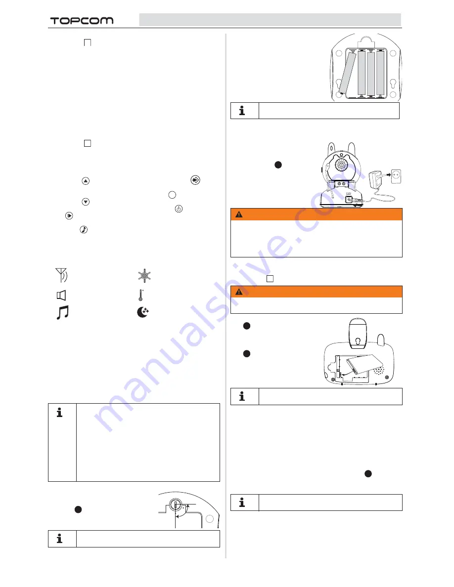 Topcom BABYVIEWER 4500 Скачать руководство пользователя страница 24