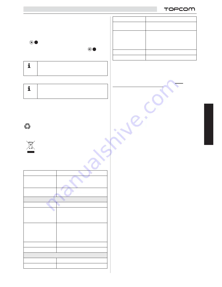 Topcom BABYVIEWER 4500 User Manual Download Page 47