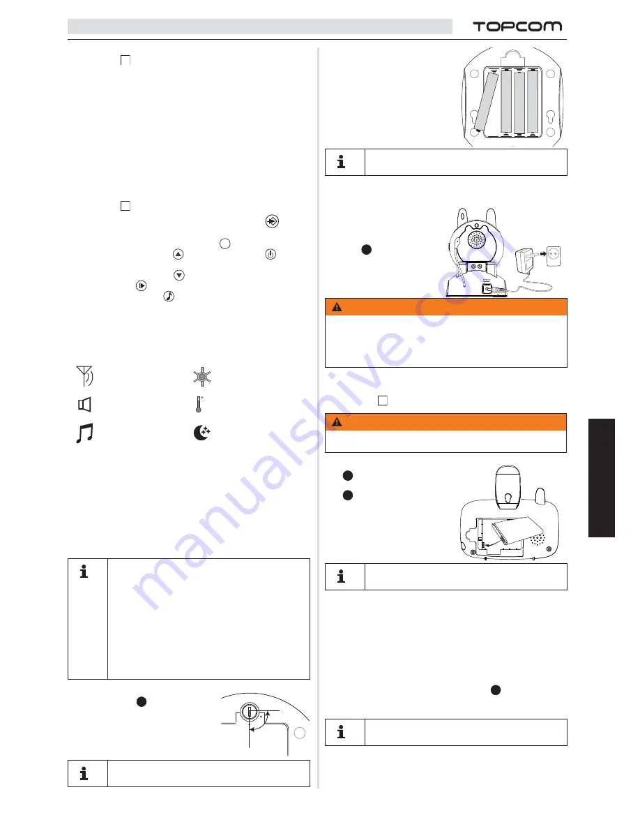 Topcom BABYVIEWER 4500 Скачать руководство пользователя страница 49