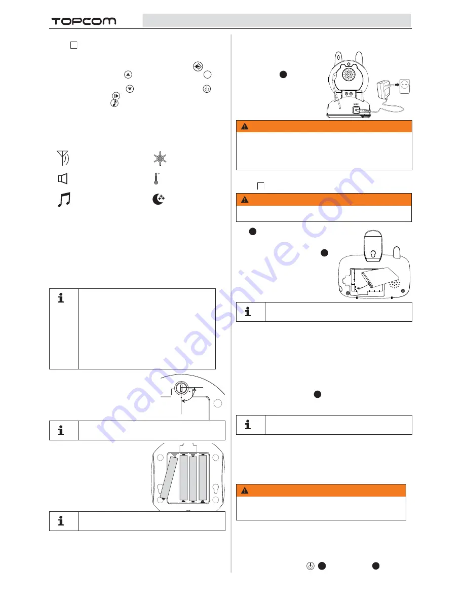 Topcom BABYVIEWER 4500 Скачать руководство пользователя страница 70