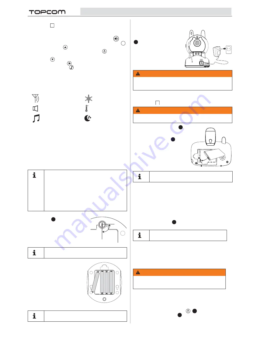 Topcom BABYVIEWER 4500 User Manual Download Page 80