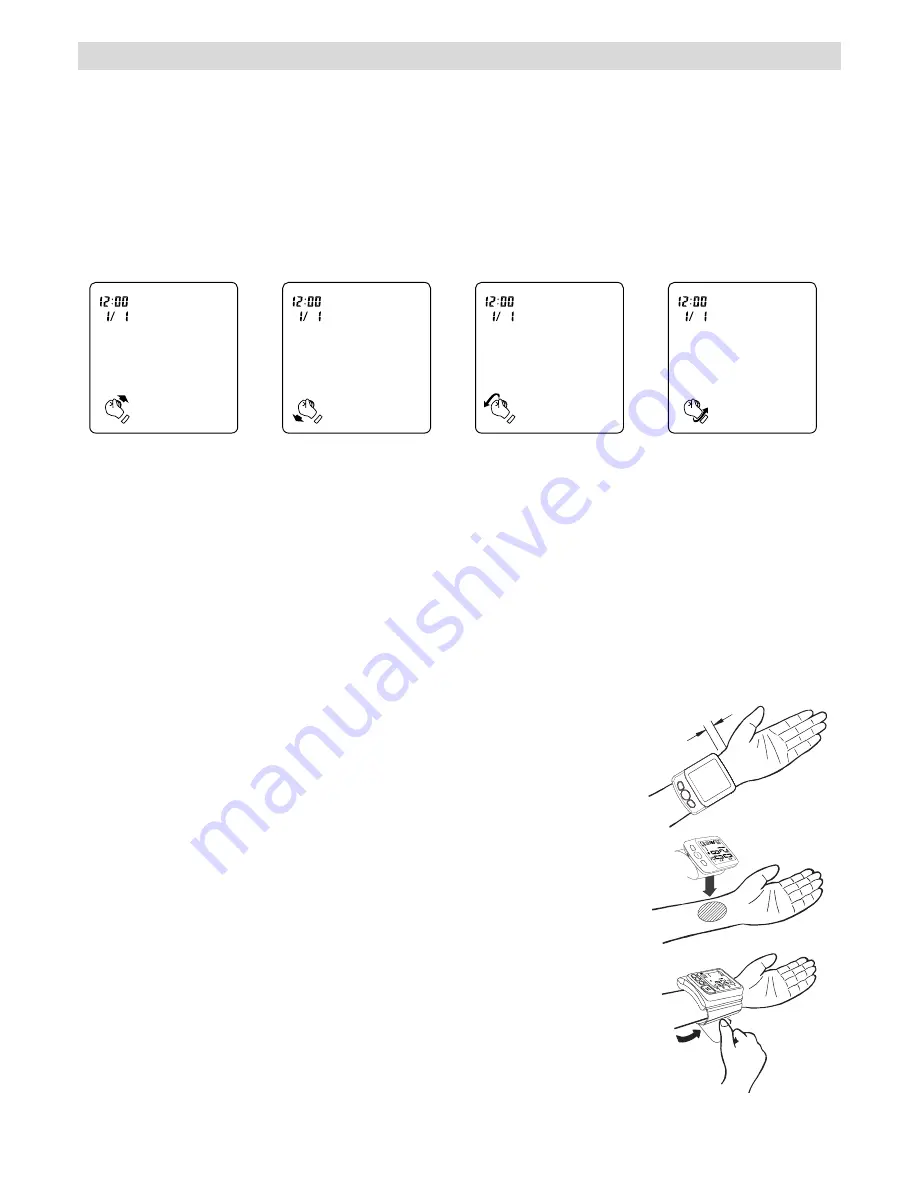 Topcom BPM Wrist 7500 User Manual Download Page 18