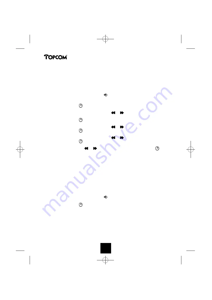 Topcom BUTLER 1250 Скачать руководство пользователя страница 68