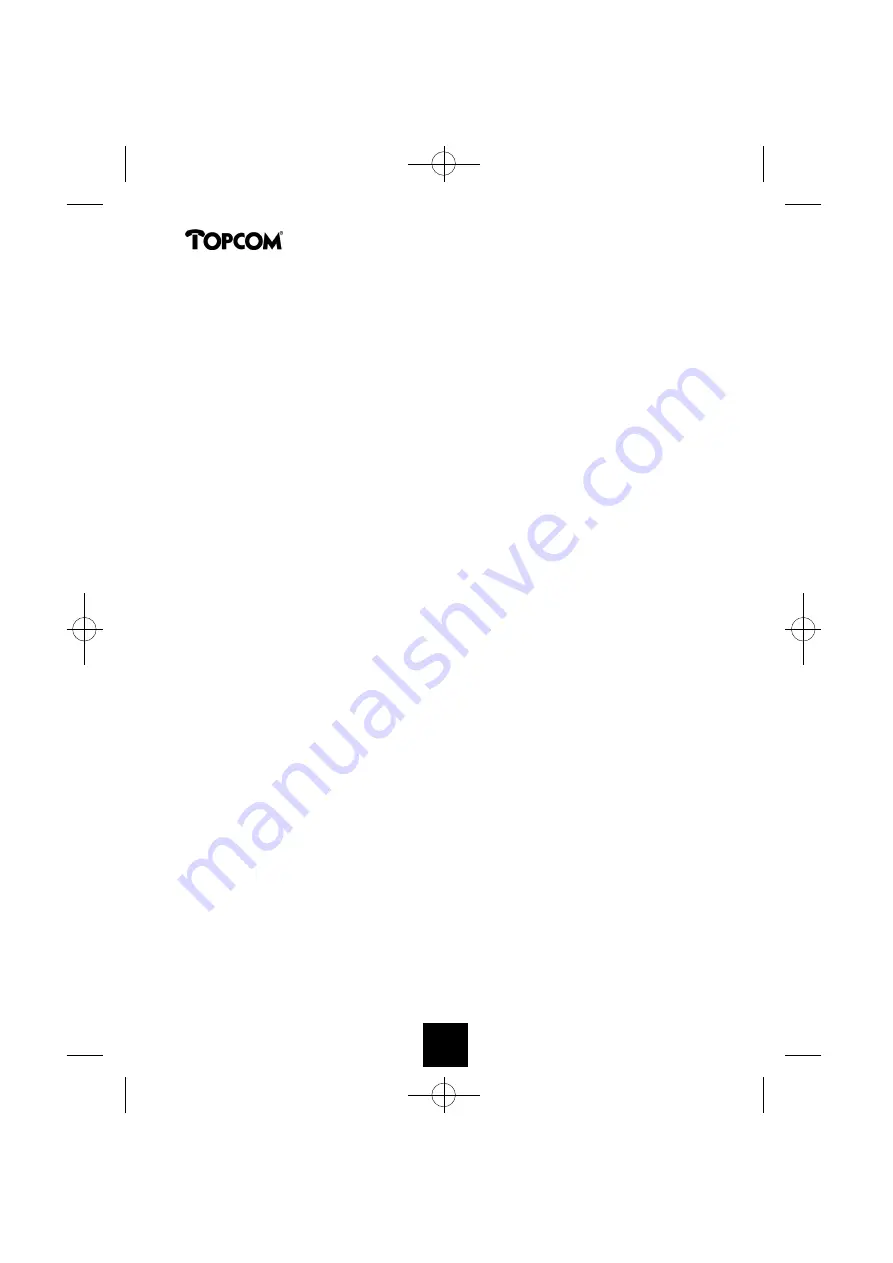 Topcom BUTLER 1250 User Manual Download Page 78