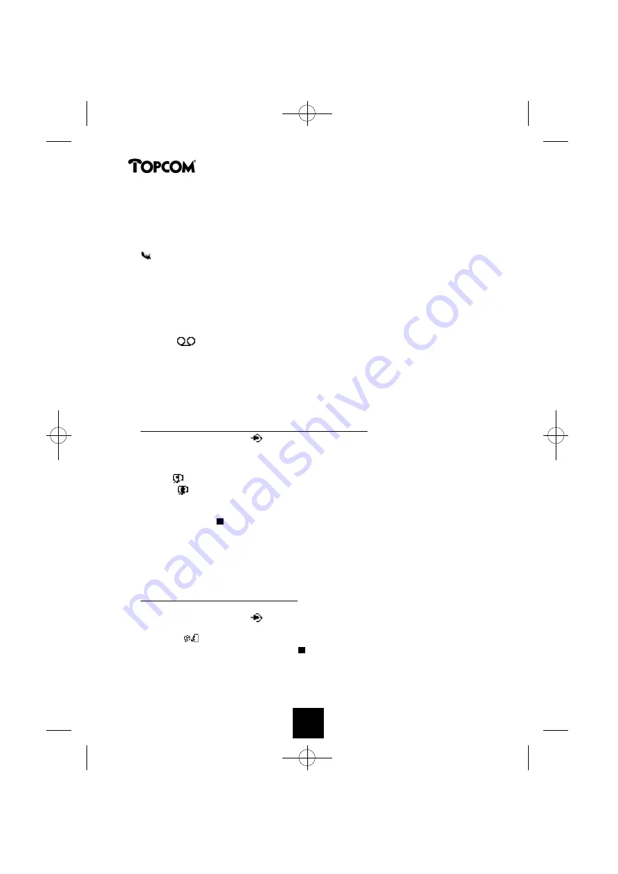 Topcom BUTLER 1250 Скачать руководство пользователя страница 100