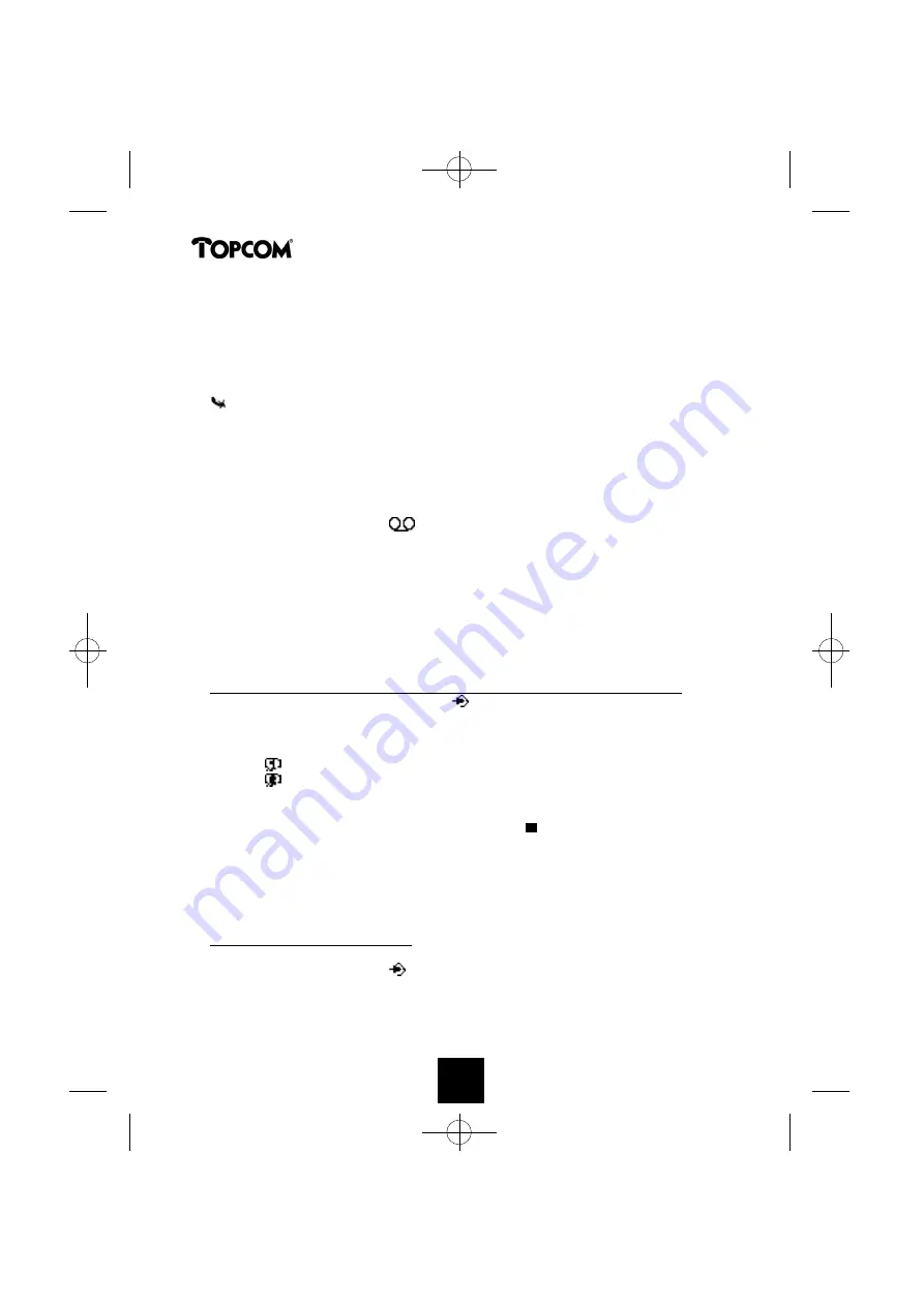 Topcom BUTLER 1250 User Manual Download Page 136