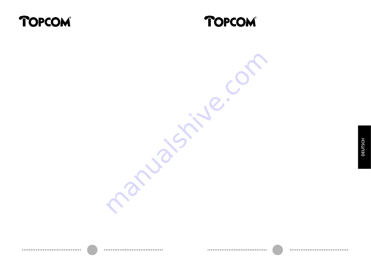 Topcom Butler 130 Operating Manual Download Page 28