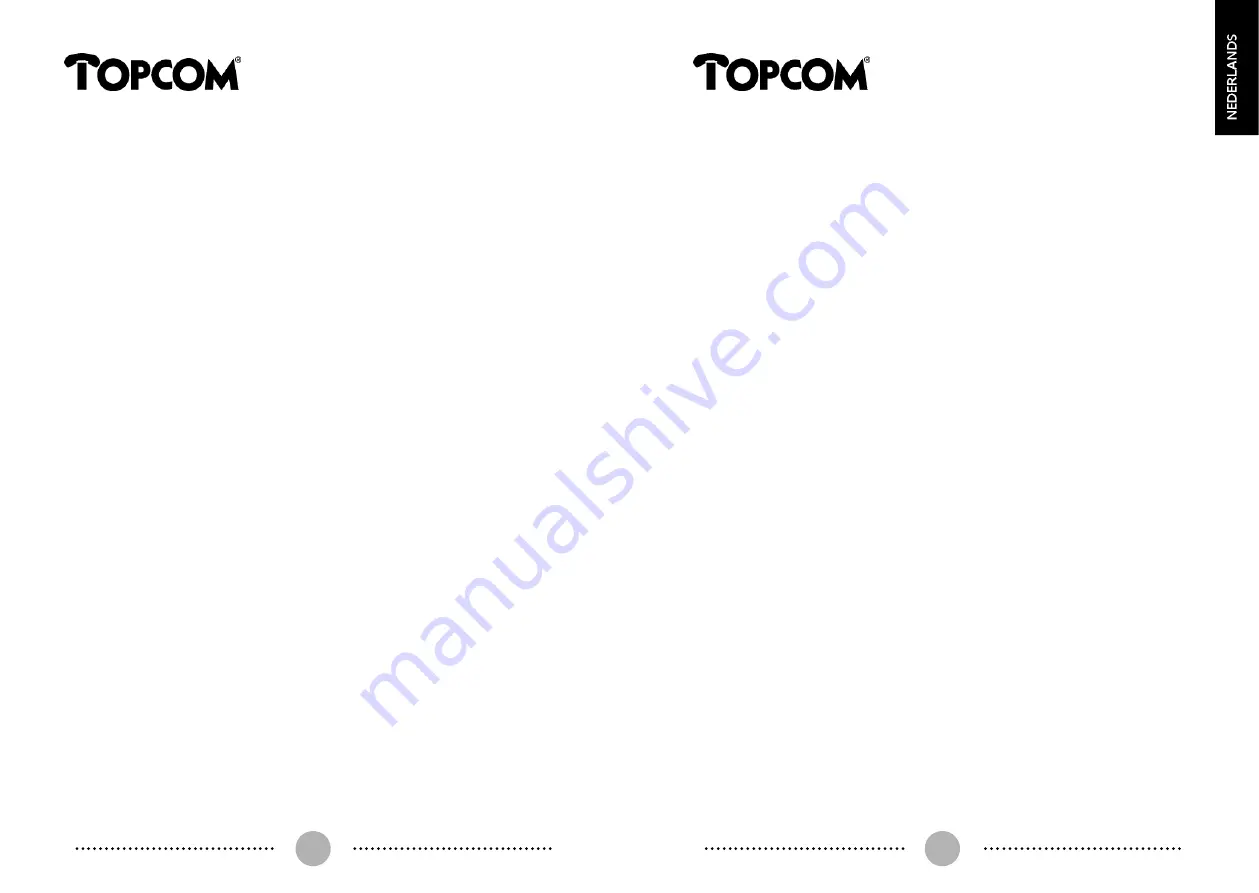 Topcom Butler 131 Operating Manual Download Page 6