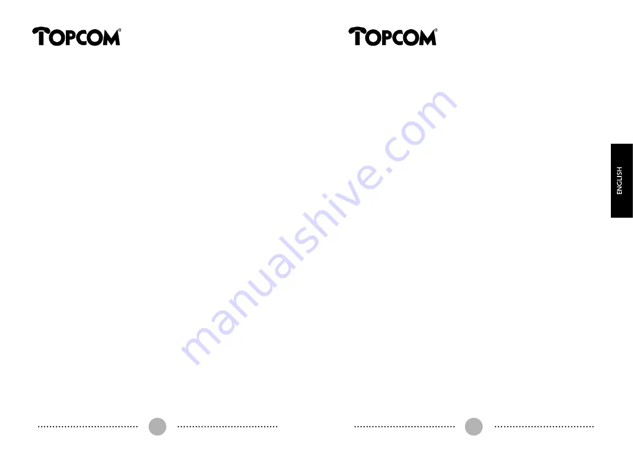 Topcom Butler 131 Operating Manual Download Page 19