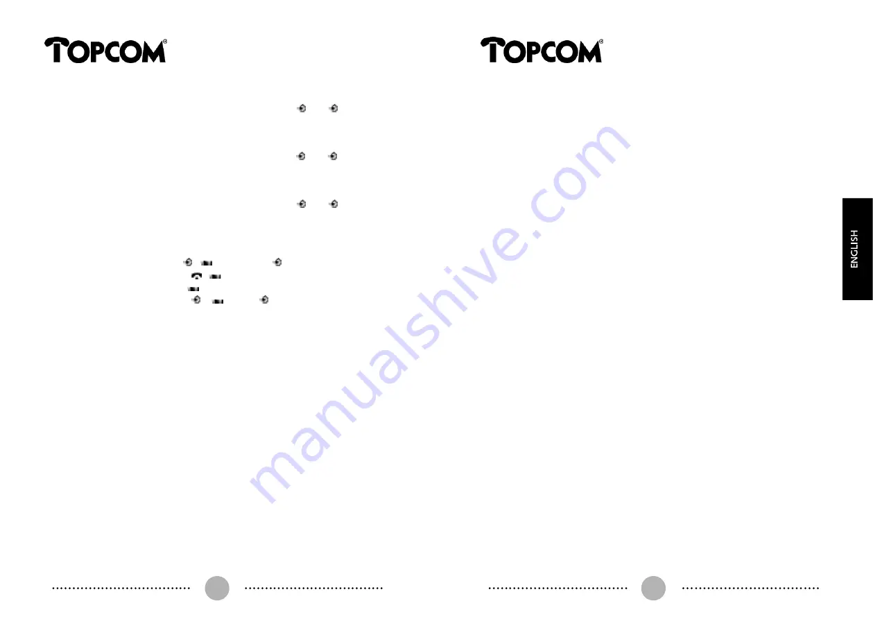 Topcom Butler 131 Operating Manual Download Page 24