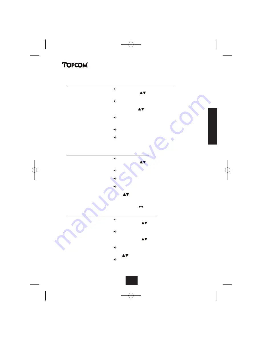 Topcom BUTLER 2450 Скачать руководство пользователя страница 47