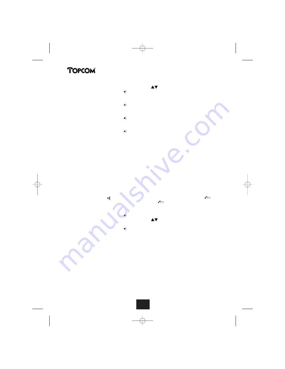 Topcom BUTLER 2450 User Manual Download Page 52