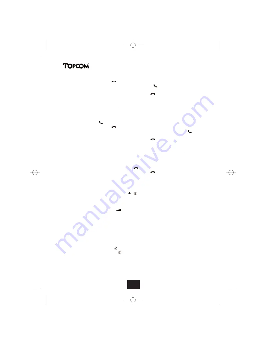 Topcom BUTLER 2450 User Manual Download Page 78