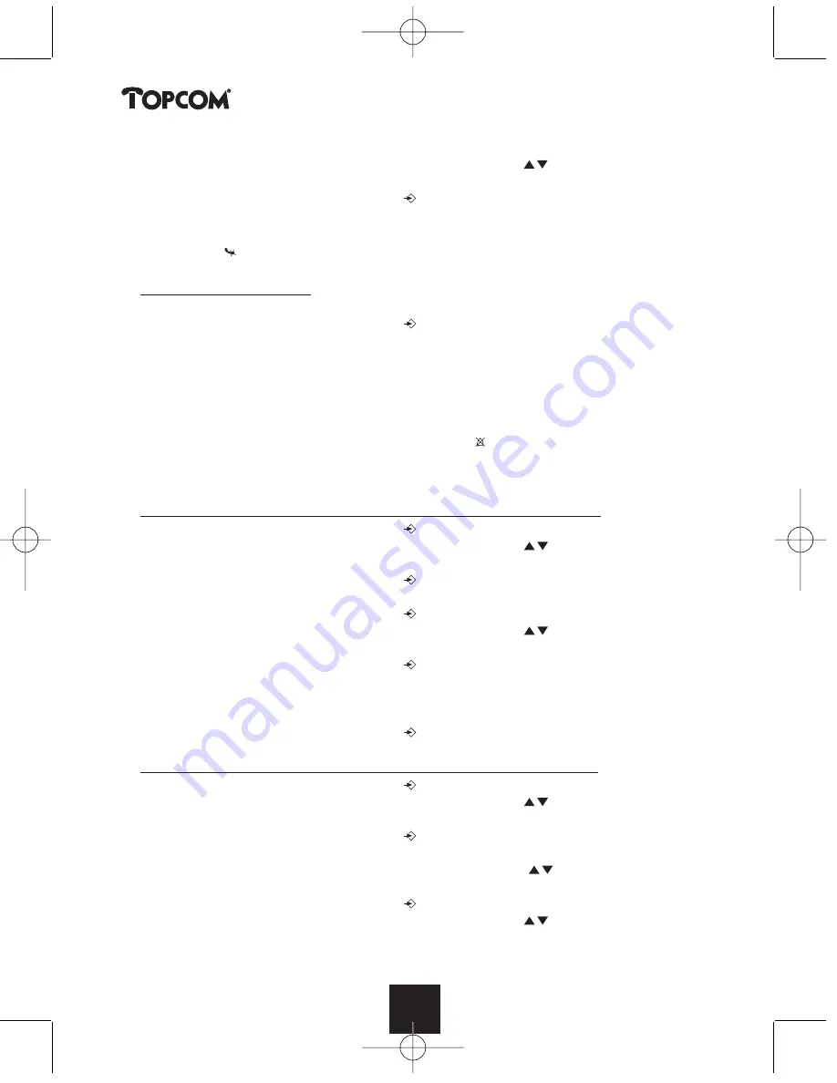 Topcom BUTLER 2455 User Manual Download Page 86