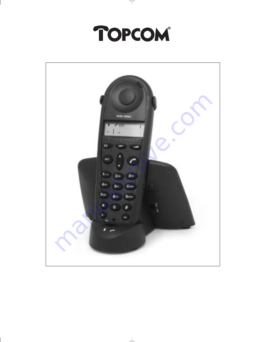 Topcom BUTLER 2600 Скачать руководство пользователя страница 1