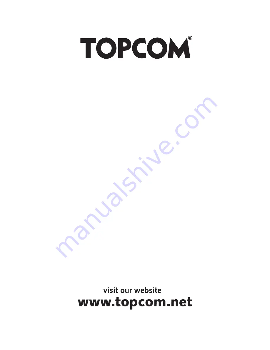 Topcom BUTLER 2920 User Manual Download Page 68