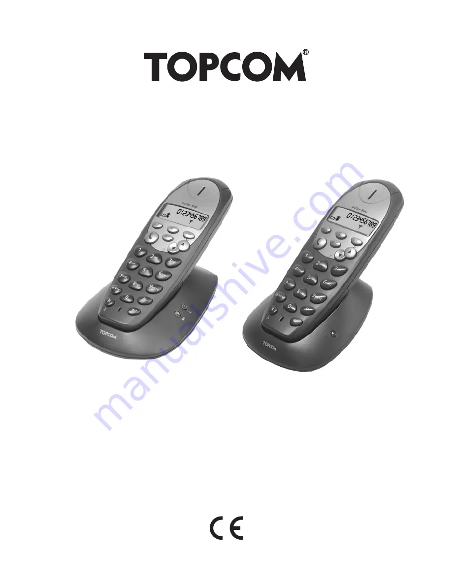 Topcom BUTLER 3500 User Manual Download Page 1