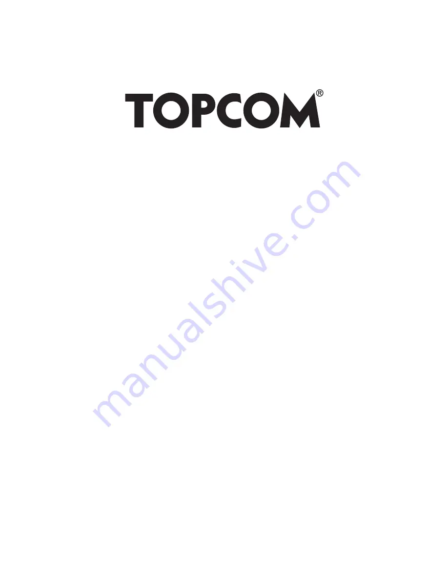 Topcom BUTLER 4552 User Manual Download Page 32