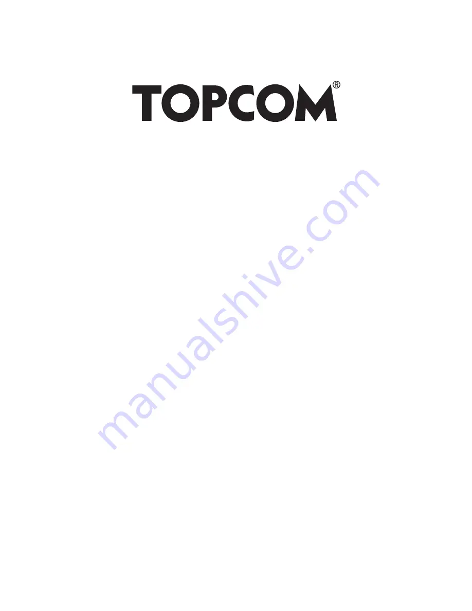 Topcom BUTLER 4870 User Manual Download Page 24