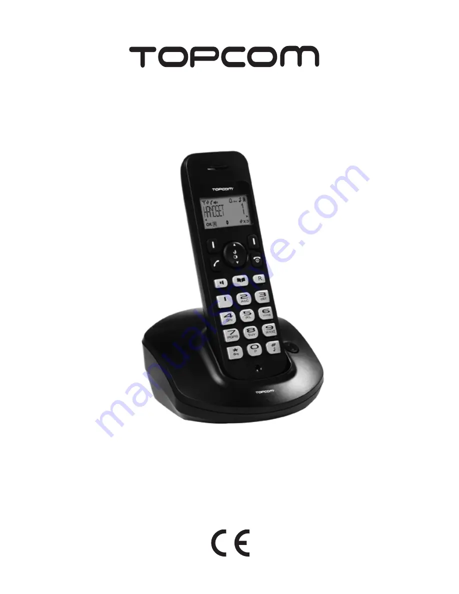 Topcom BUTLER E600 TWIN User Manual Download Page 1