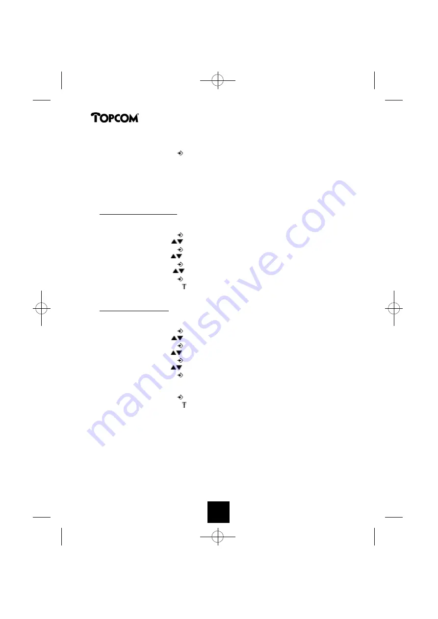 Topcom Cocoon 350 User Manual Download Page 21