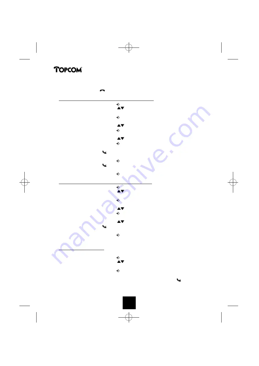 Topcom Cocoon 350 User Manual Download Page 47